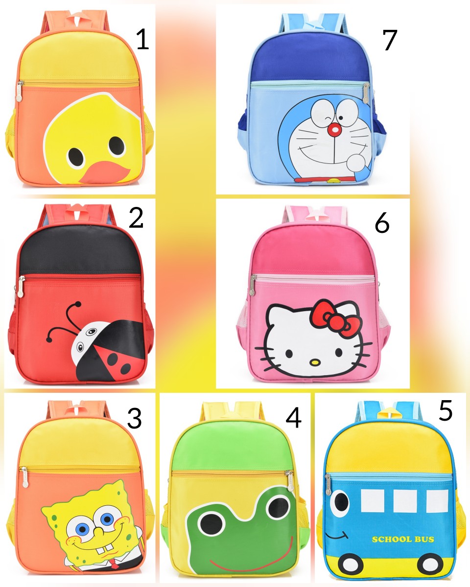 RR Tas Sekolah Anak Motif Kartun
