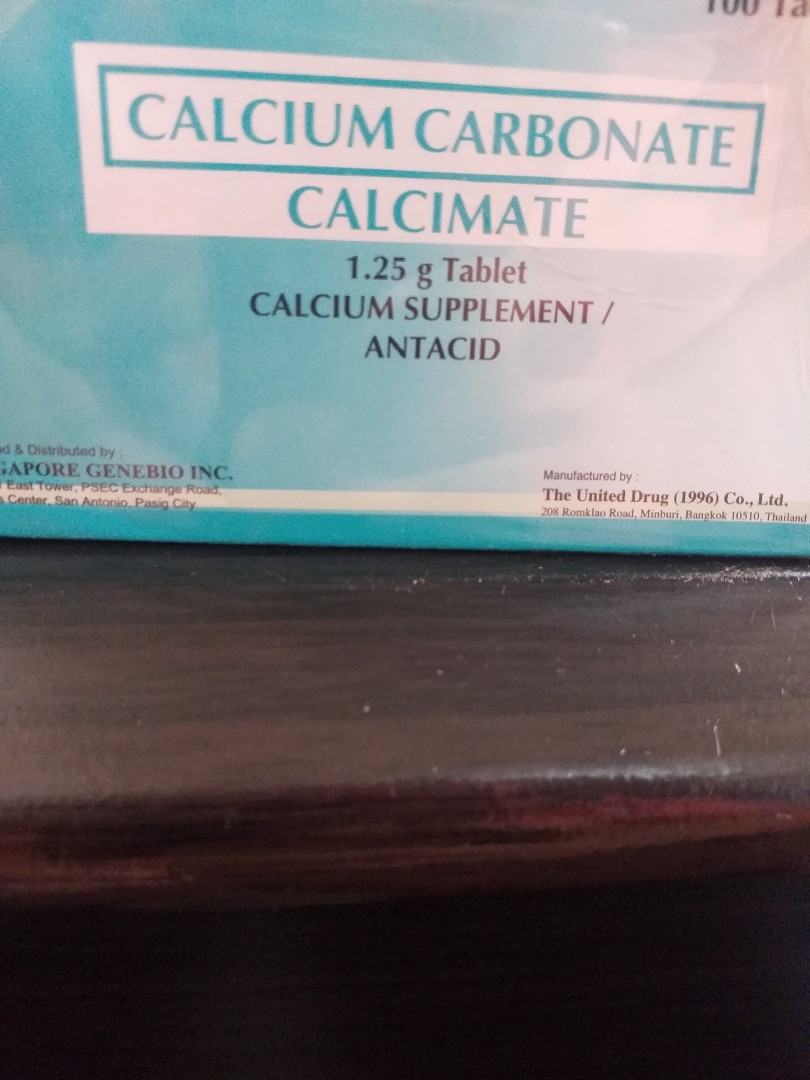 calvin plus vs calcium in brgy.health center