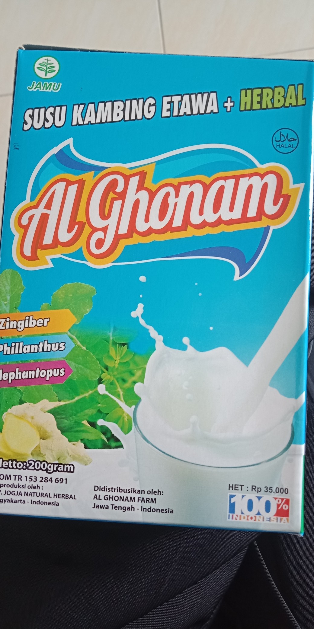 Susu Kambing Etawa Al Ghonam