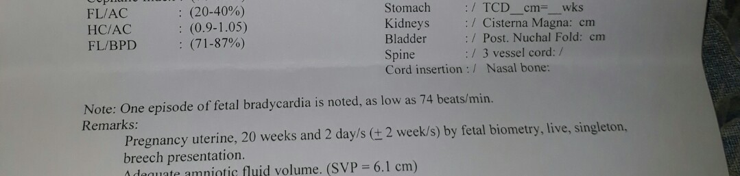 Fetal heart failure