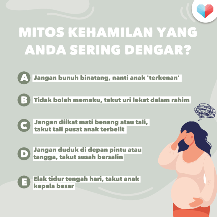 Mitos Kehamilan Yang Sering Anda Dengar