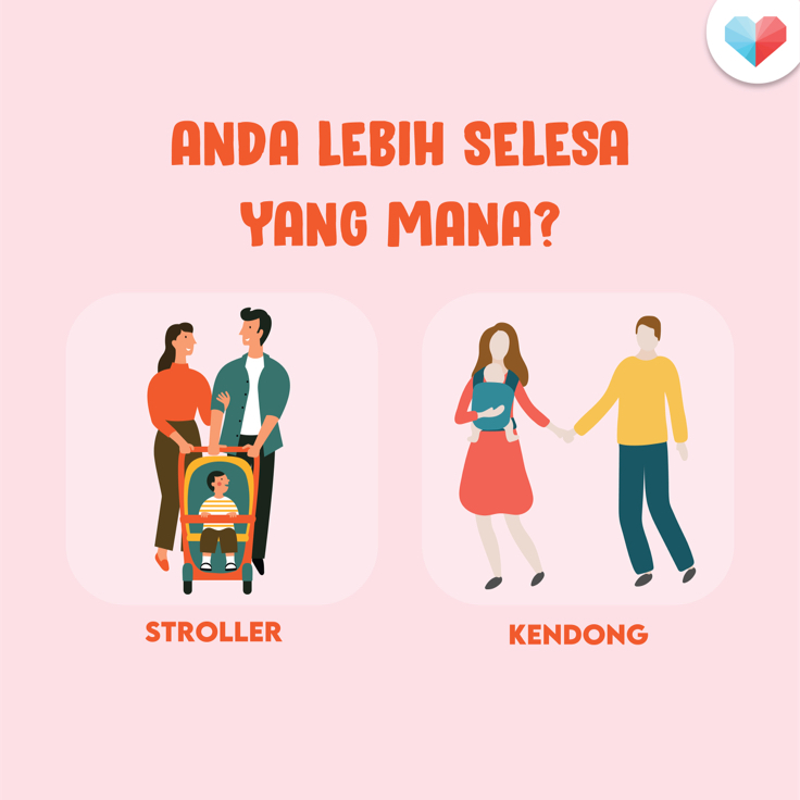 Pakai Stroller Atau Kendong?