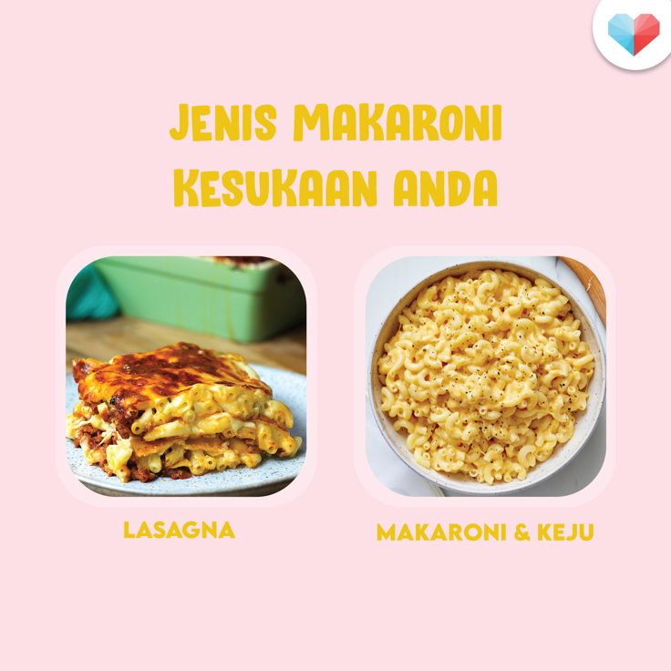 Jenis Makaroni Kesukaan Anda