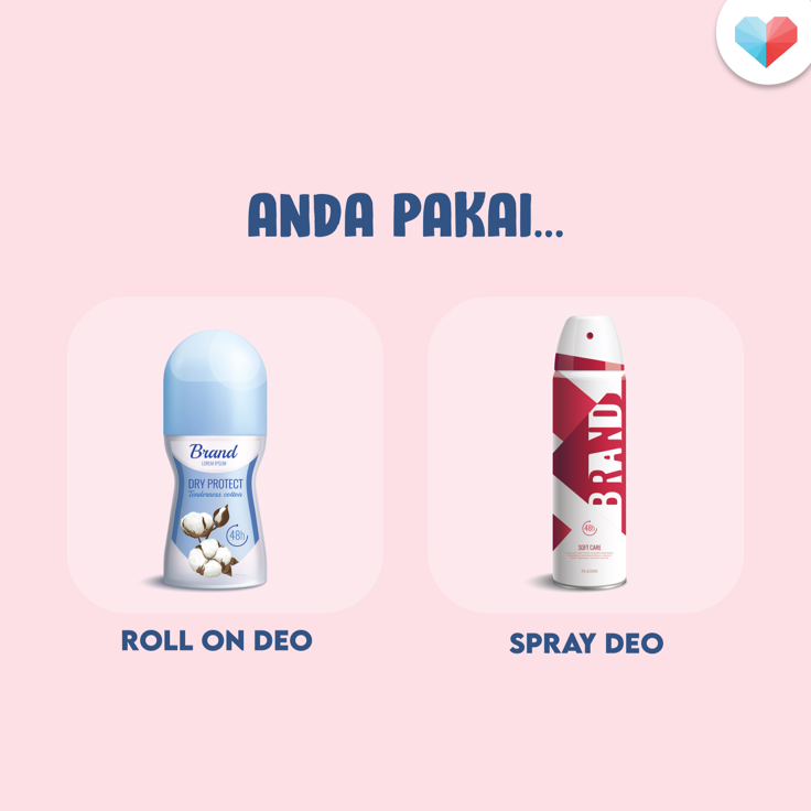 Jenis Deodorant Yang Anda Guna!