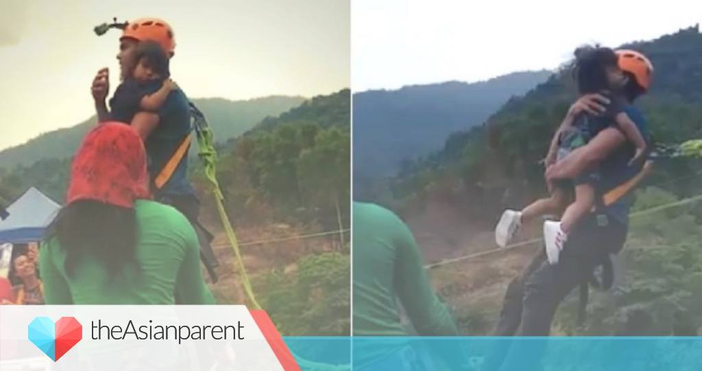 Father Seen Bungee Jumping With TwoYearOld Daughter