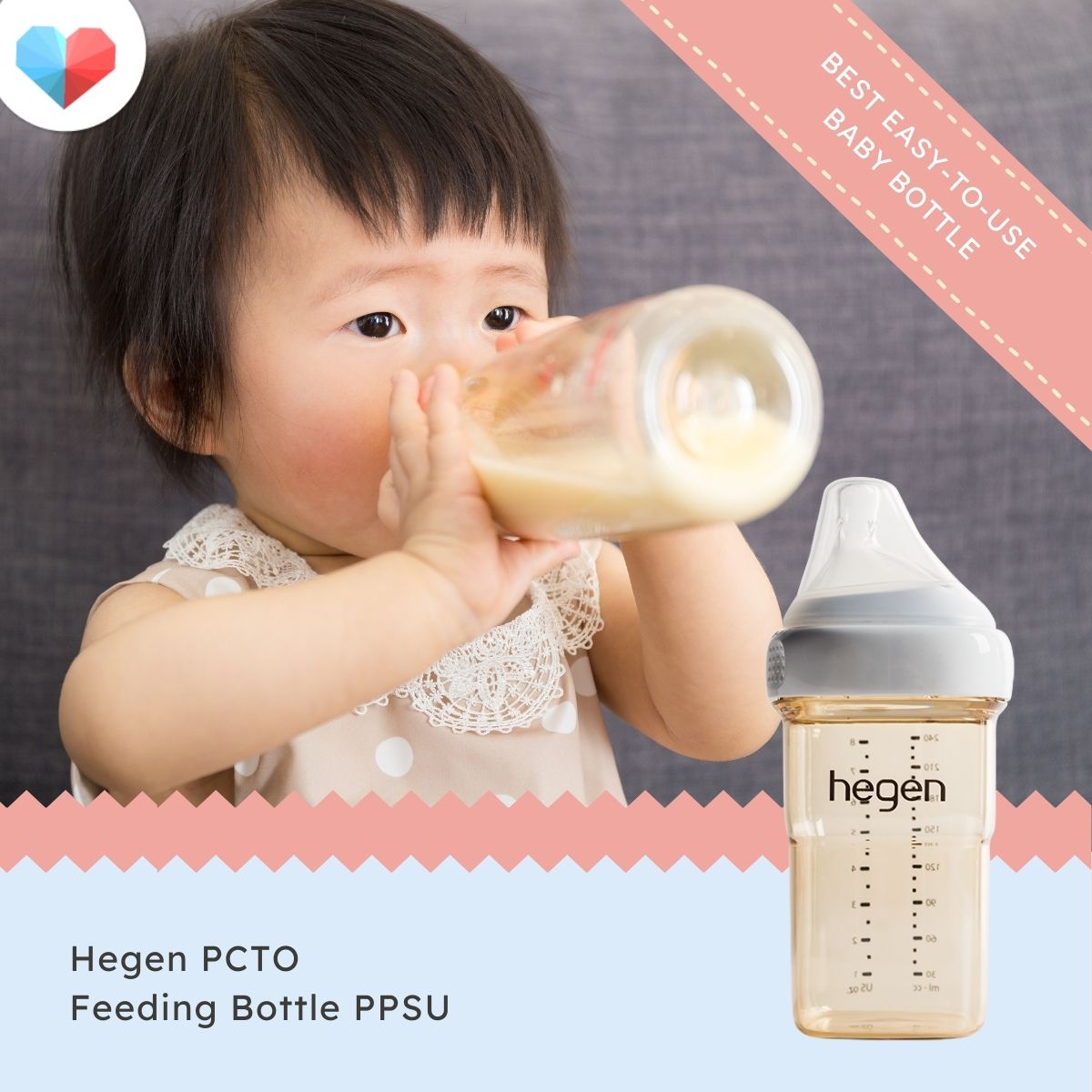 Hegen Feeding Bottle - Best easy-to-use baby bottle