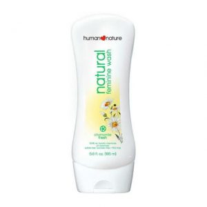 Image of Human Nature Chamomile Fresh Feminine Wash. Made of pregnancy safe ingredients.