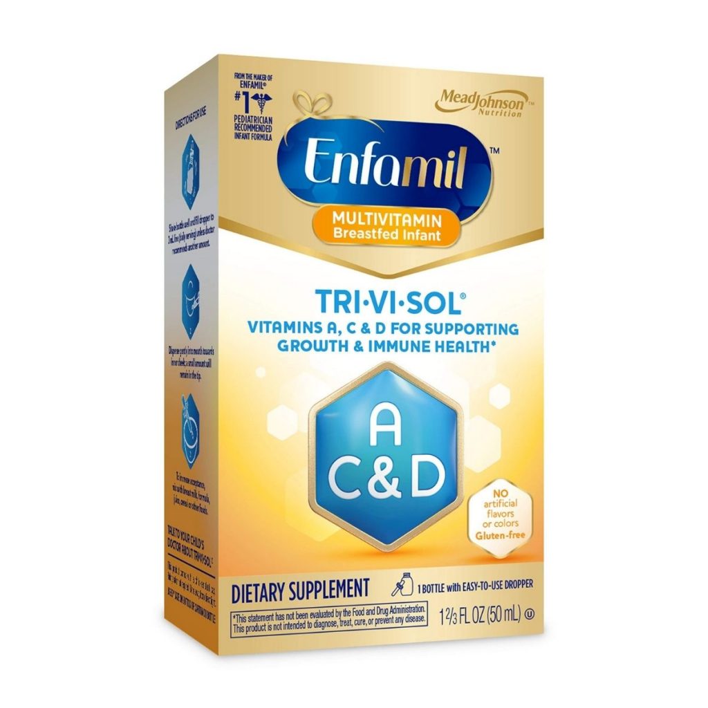 Enfamil Tri-Vi-Sol Vitamins A, C & D Supplement Drops 50 mL