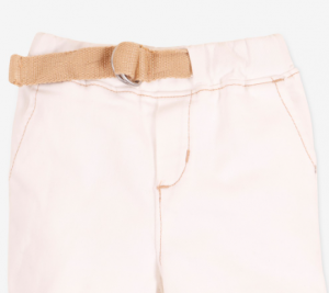 Gingersnaps Baby Boys’ Denim Pull-up Shorts with Faux belt | Baby Boy Outfit Ideas
