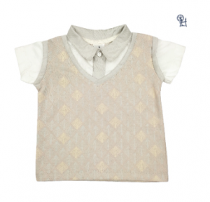 Looms Infant Boys Polo Shirt with Vest and Shorts Terno Set | Baby Boy Outfit Ideas