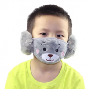 2 in 1 Children Bear Cartoon Mask | Best Kids Facemask