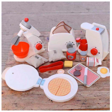 Big Steps PH Wooden Kitchen Kids Baking Set