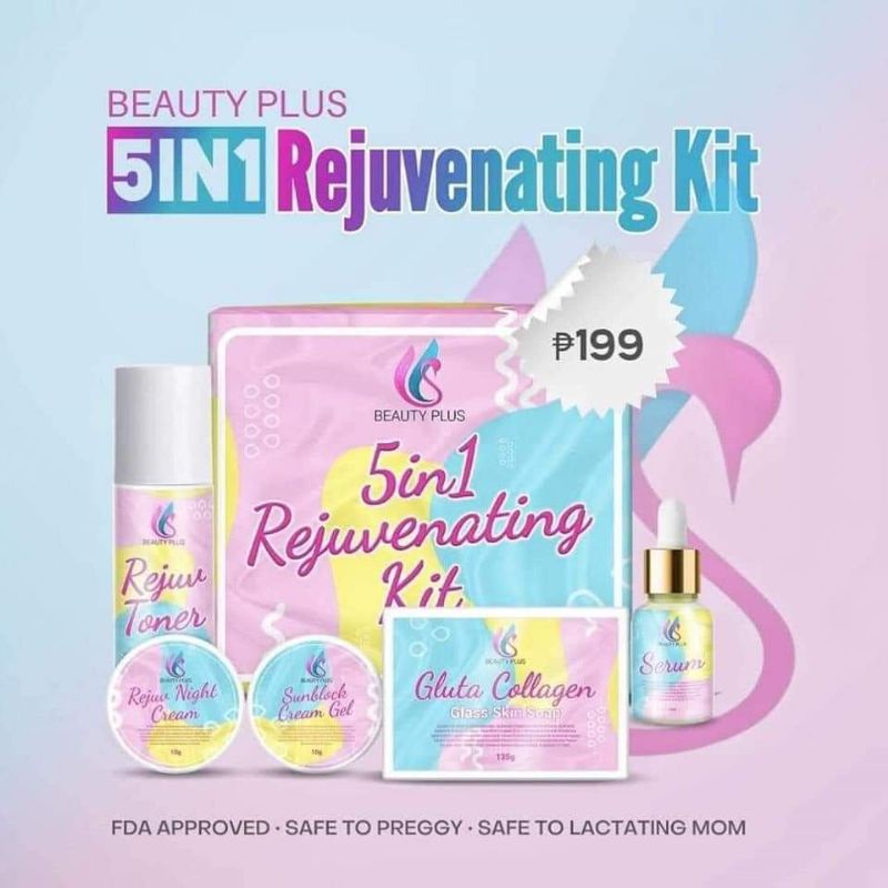 Beauty Plus 5 in 1 Rejuvenating Set | Rejuvenating Set na Pwede sa Buntis