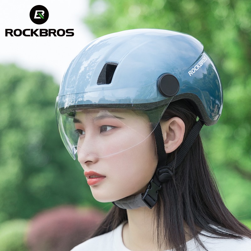 Rockbros Bicycle Helmet Men Women with Goggles | Bike Helmet for Women Philippines