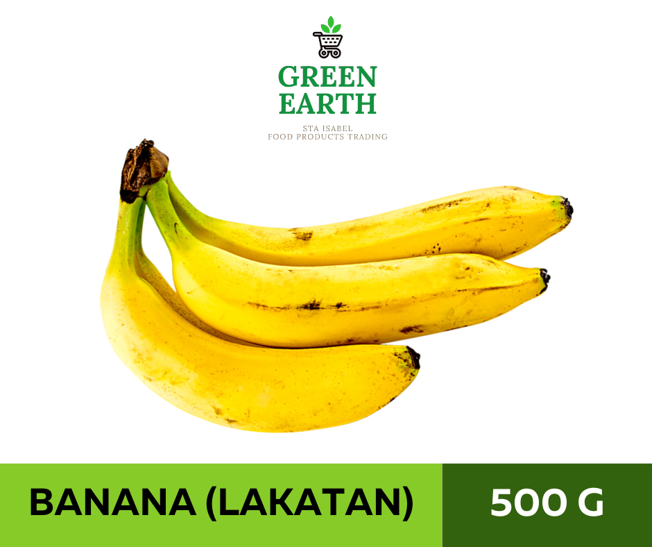 Green Earth Banana (Latundan) - 500g | Fruits for Pregnant