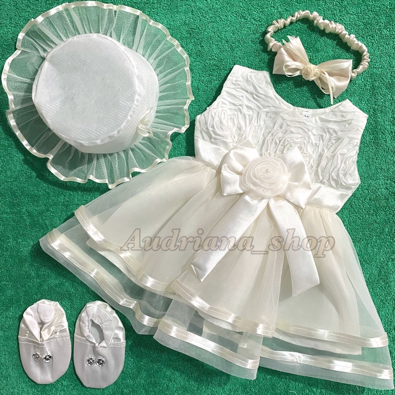 Baby Girl Baptismal Dress Set | Baby Christening Ideas