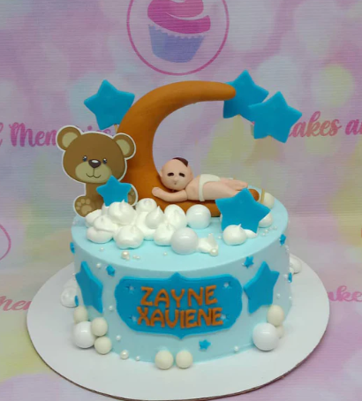 Christening Boy Cake - 149 | Baby Christening Ideas