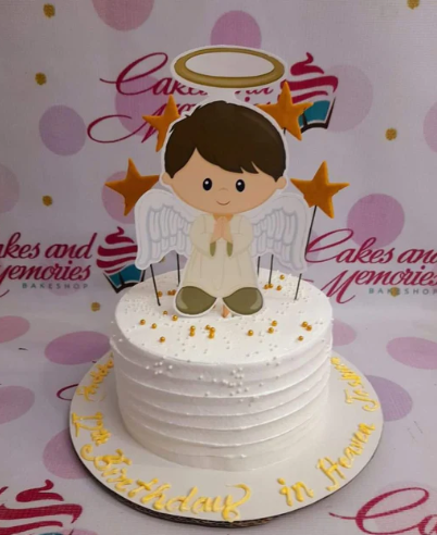 Christening Angel Cake - 101 | Baby Christening Ideas