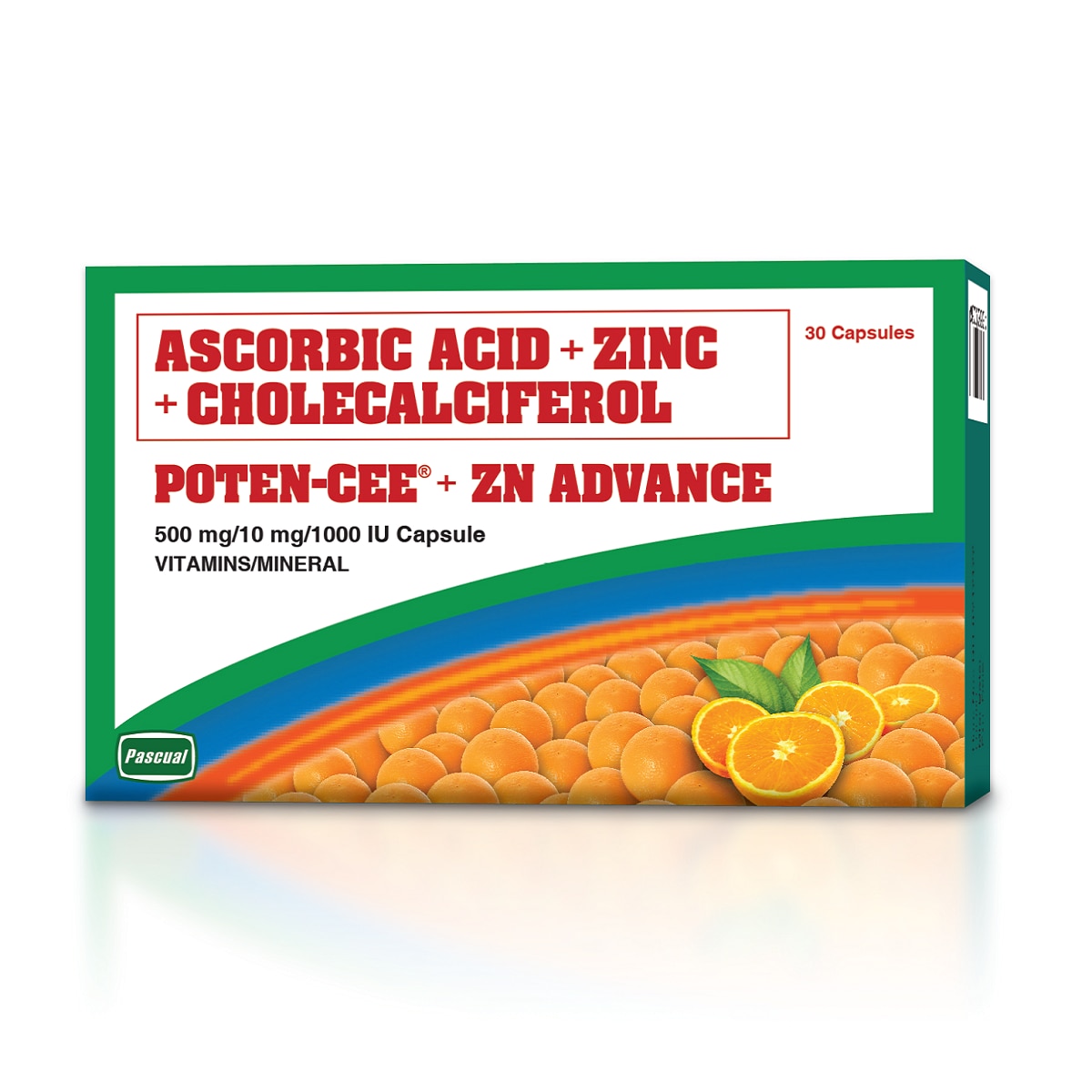 Poten-Cee + ZN Advance (Ascorbic Acid + Zinc + Cholecalciferol) | Poten Cee for Pregnant