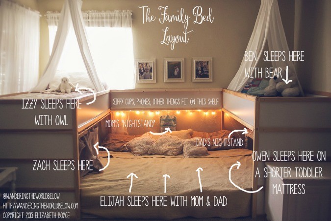 ikea crib co sleeper hack