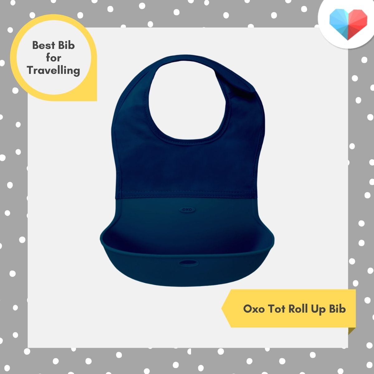 Oxo Tot Roll Up Bib (4 Colours) Review Best Bib for Traveling