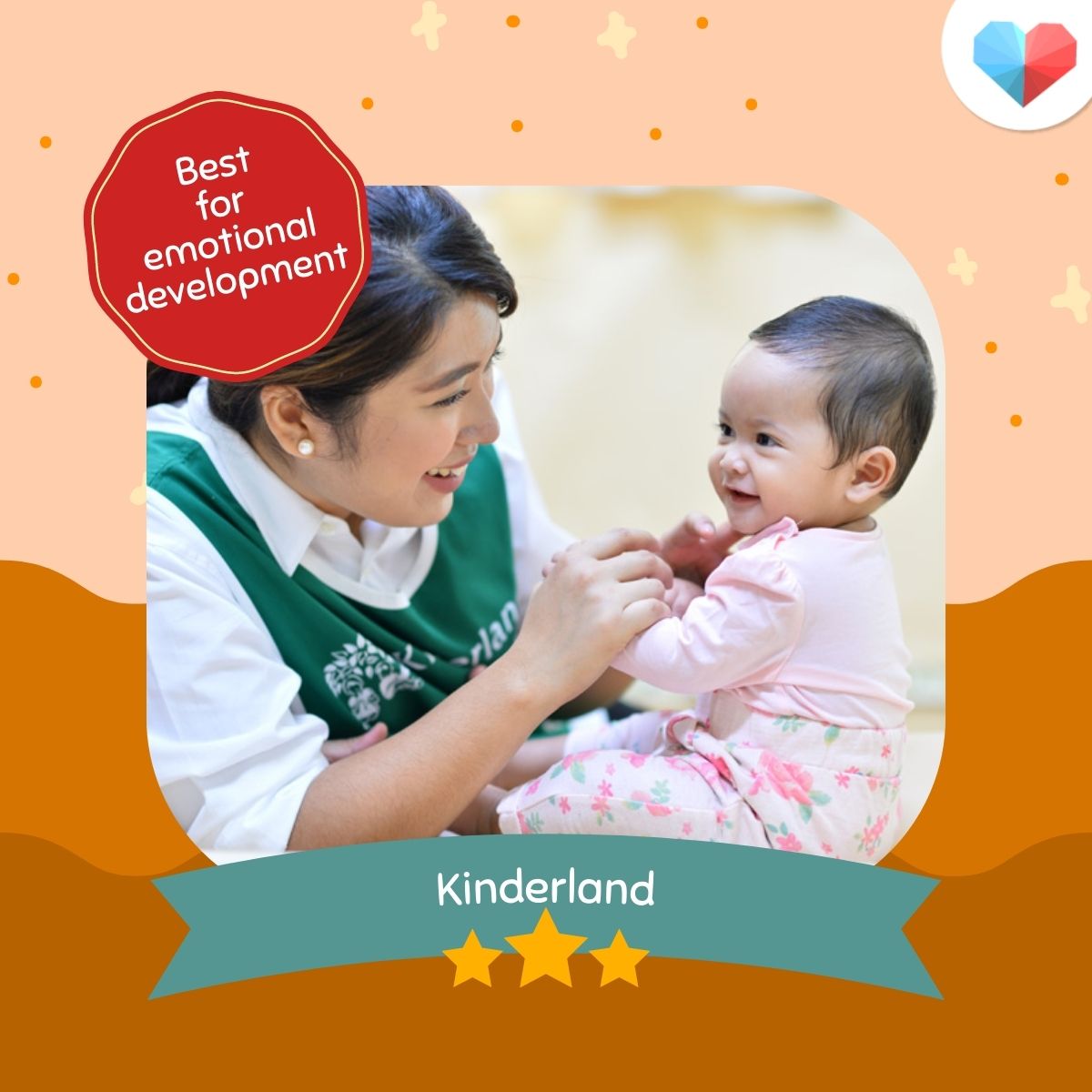Best for emotional development - Kinderland