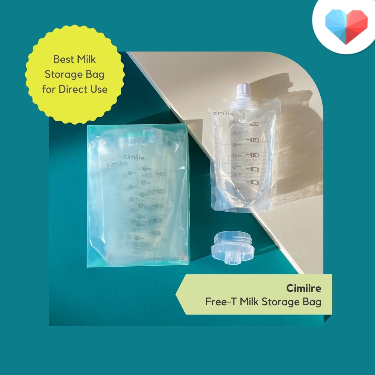 Cimilre Free-T Milk Storage Bag - Best Milk Storage Bag for Direct Usage