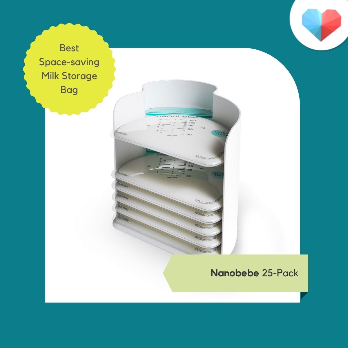 Nanobebe 25-Pack - Best Space-Saving Milk Storage Bag