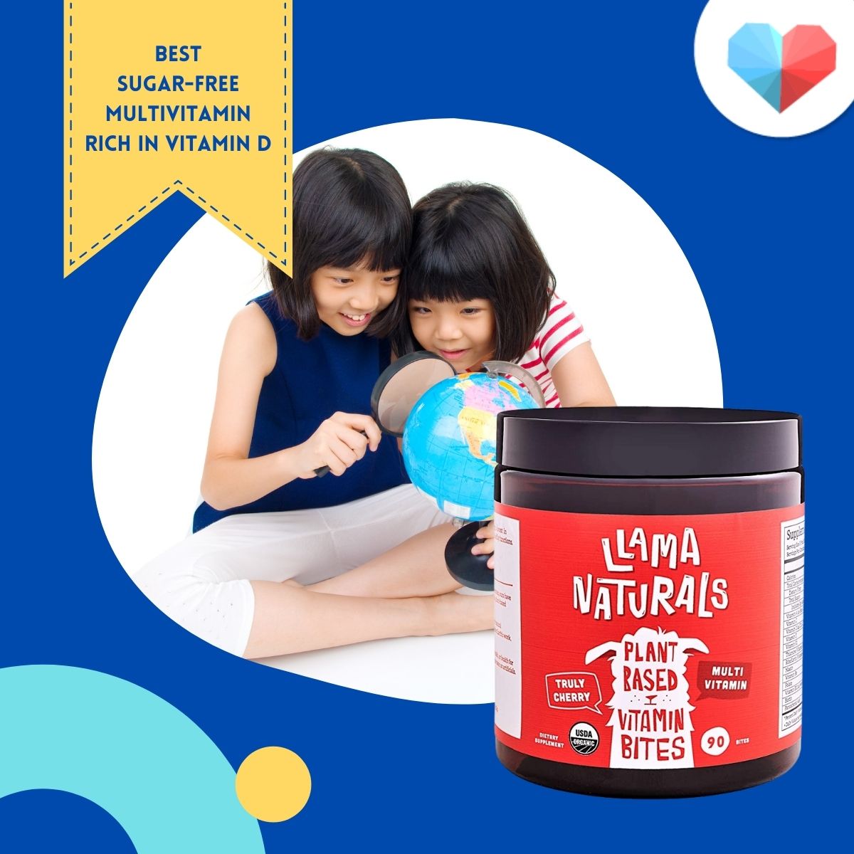 Llama Naturals Plant Based Vitamin Bites (Kids) | Best Multivitamin for Kids