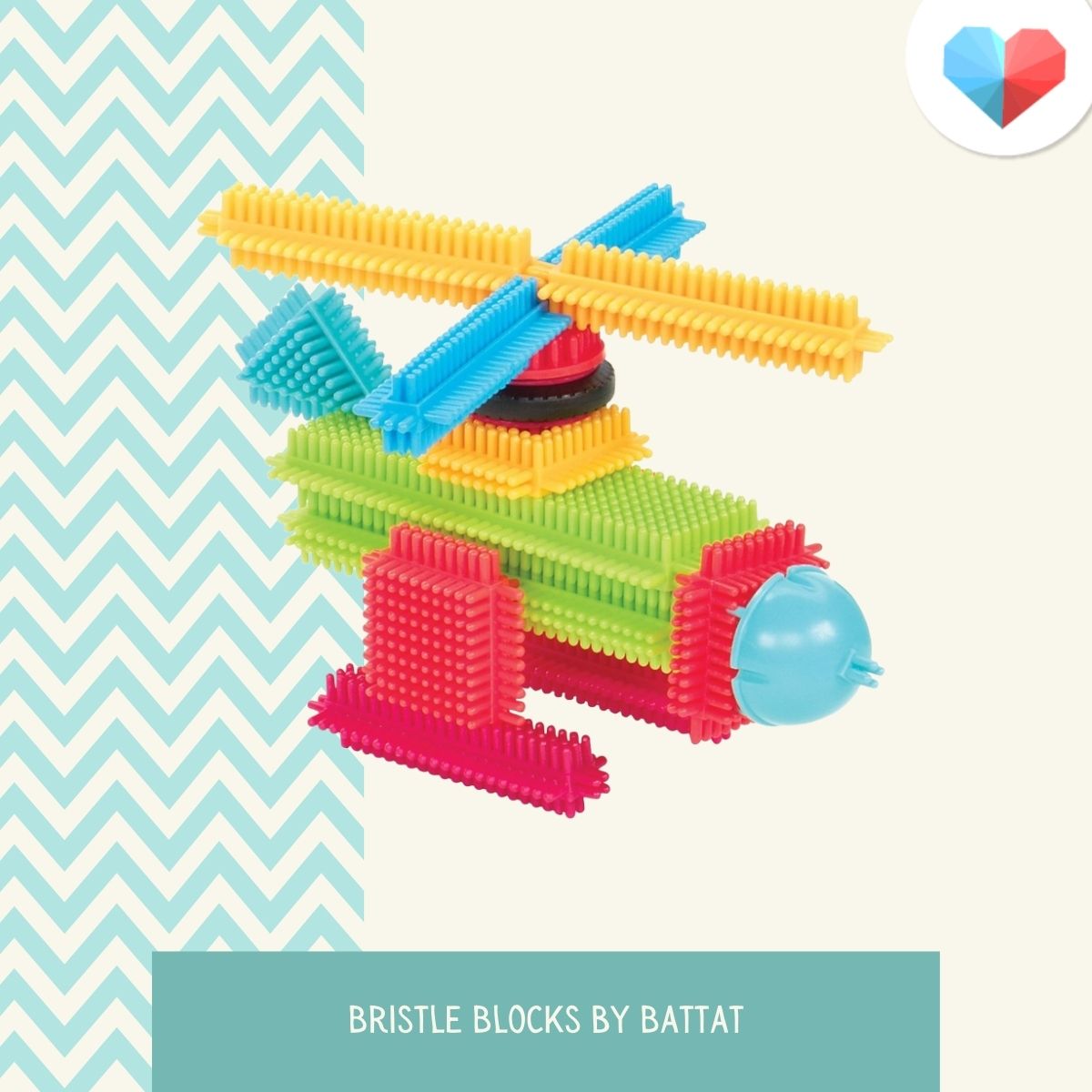 Bristle Blocks by Battat - Best STEM Toy for Fine Motor Skills