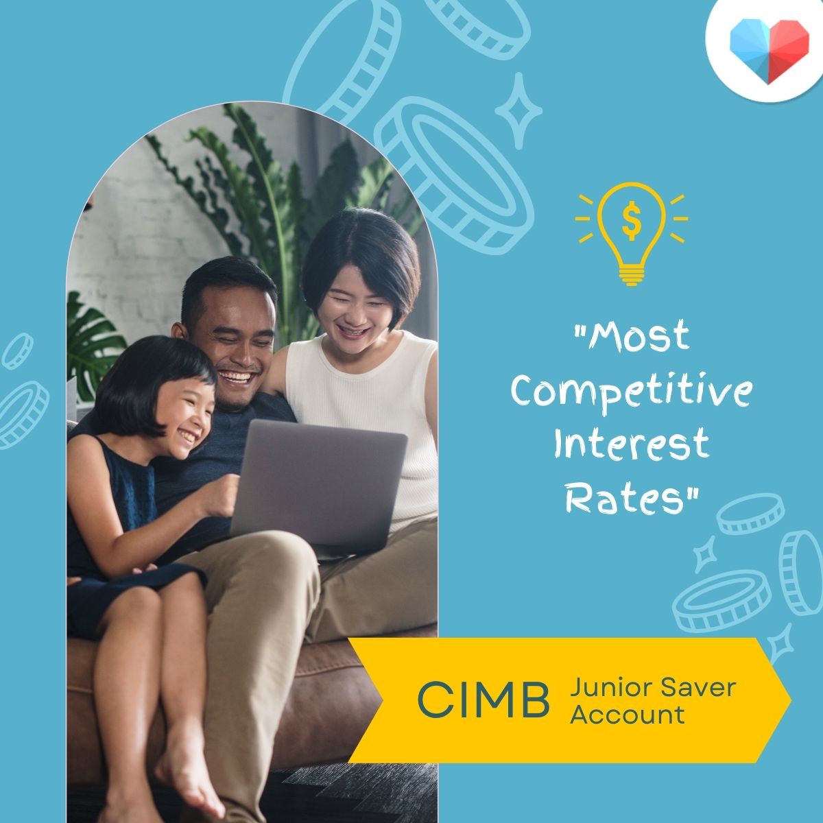 CIMB Junior Saver Account Junior Savings Account with most competitive interest rates
