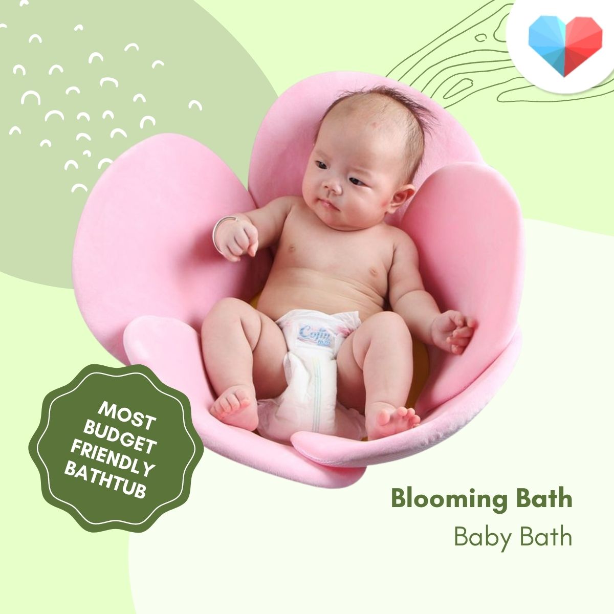 Blooming Bath Baby Bath - Most Budget-Friendly Bathtub