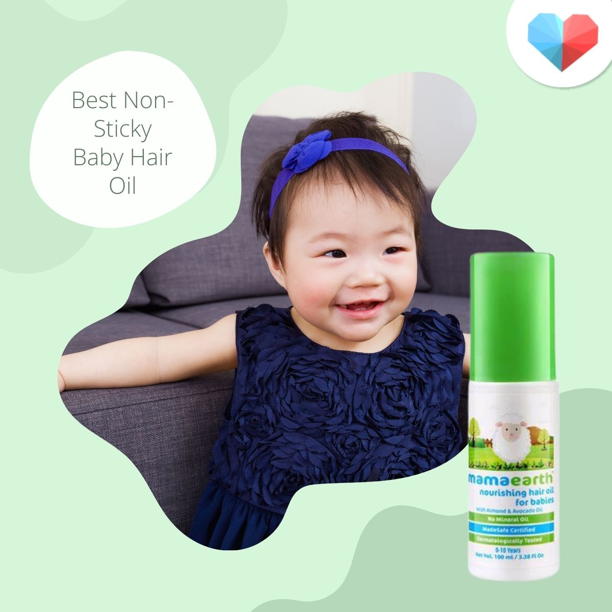 Mamaearth Nourishing Hair Oil: Best non-sticky baby hair oil
