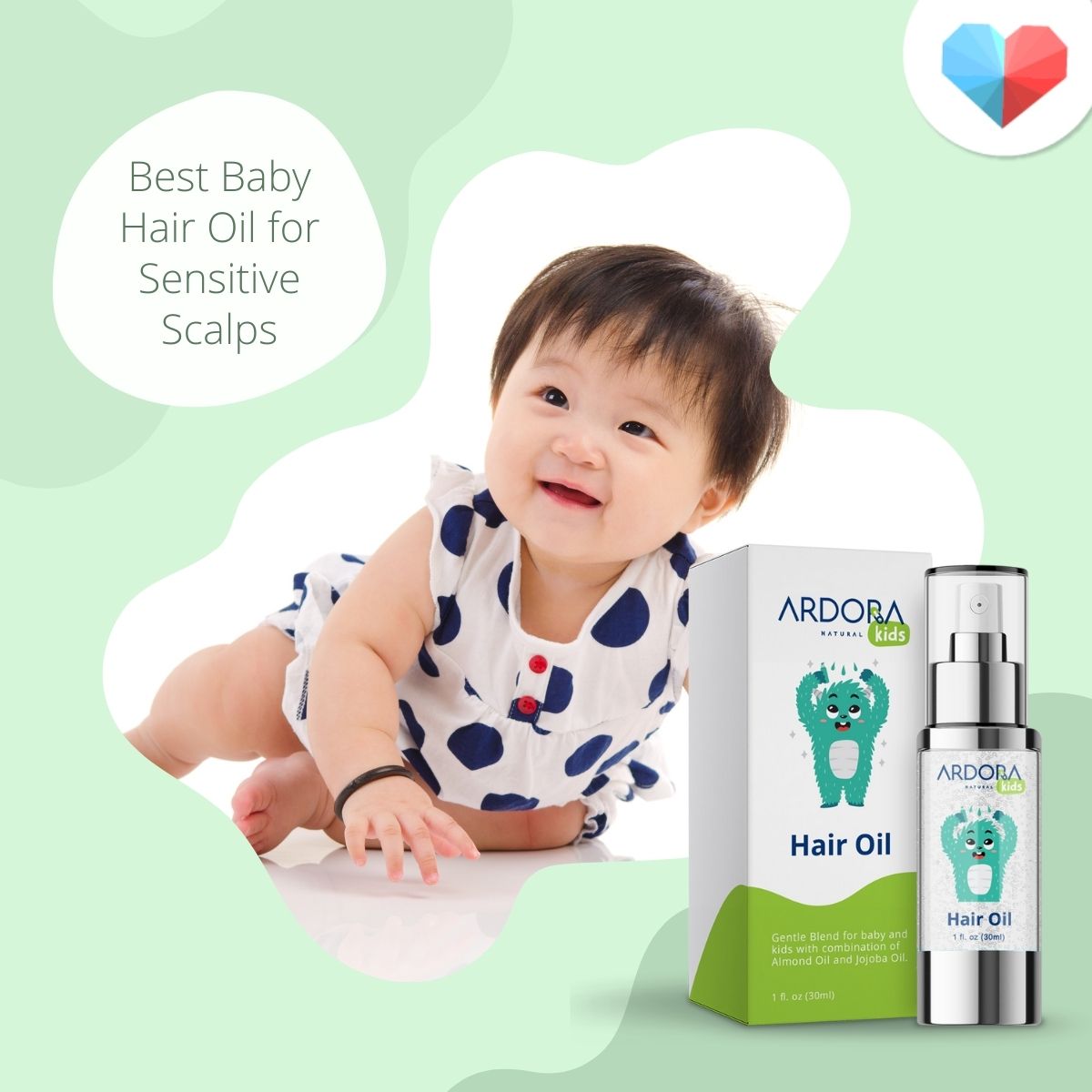 Ardora Baby Hair Oil: Best hair oil for sensitive scalps