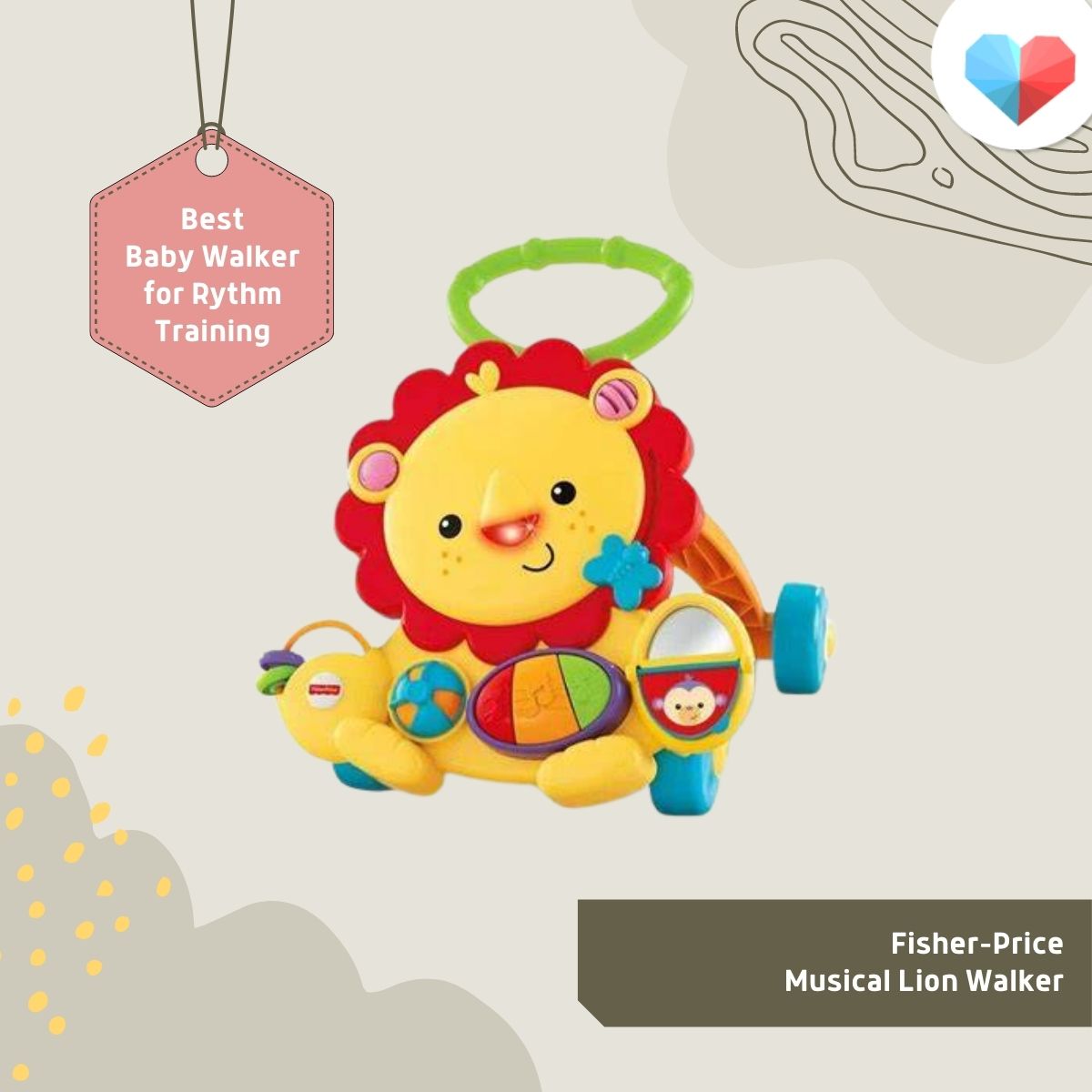 Fisher-Price Musical Lion Walker Review Best Baby Walker for Rhythm Training