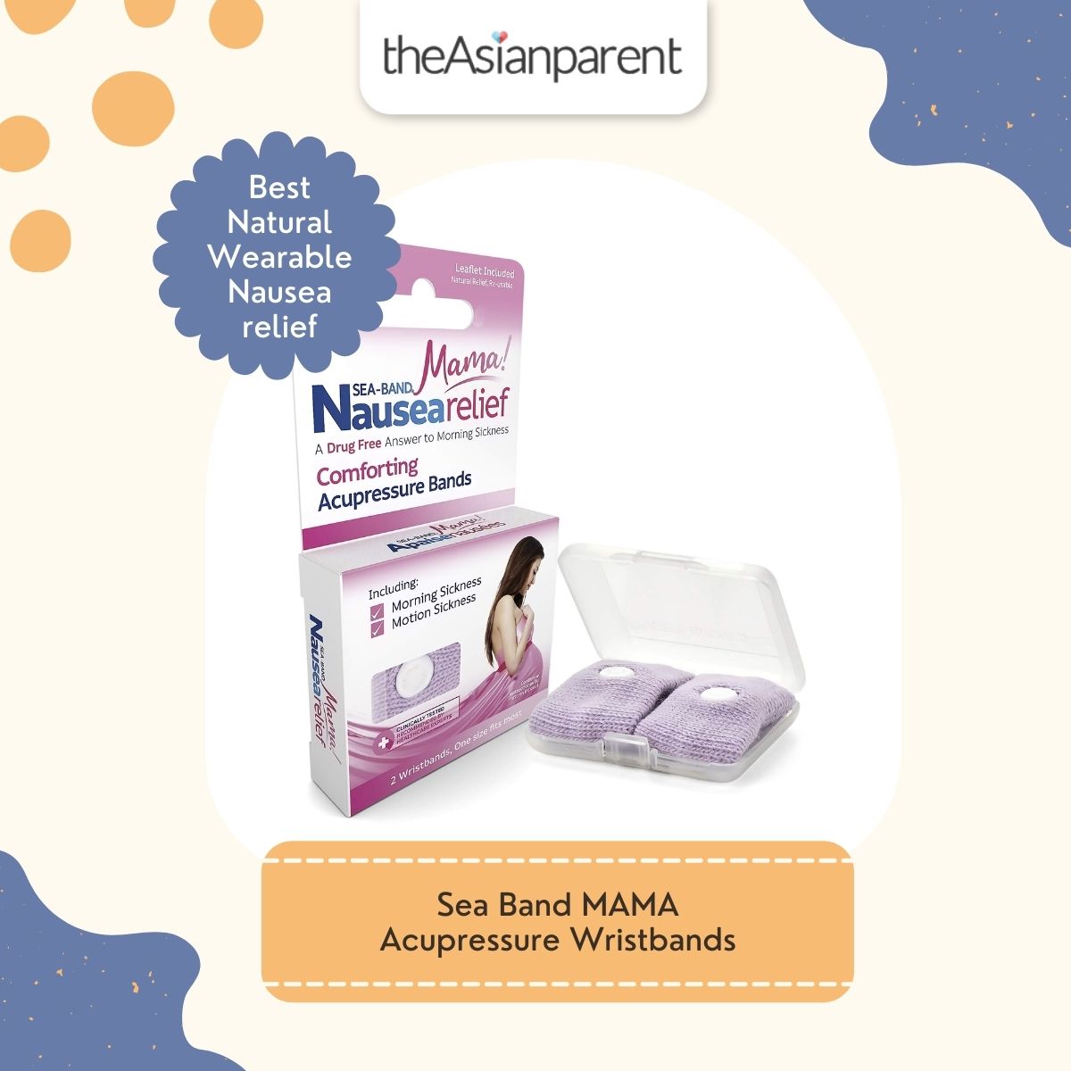 Sea Band MAMA Acupressure Wristbands Review | Best Nausea Relief