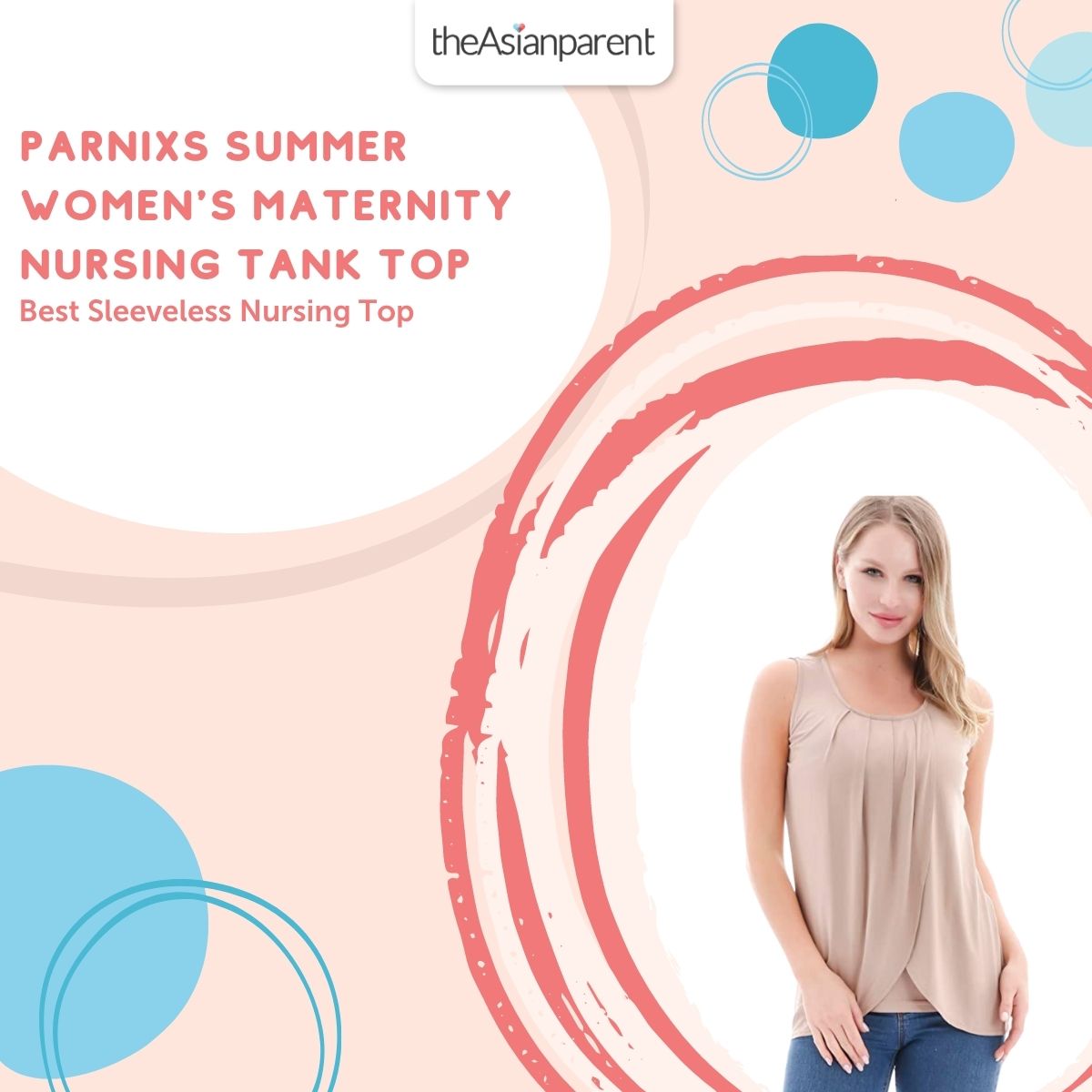 PARNIXS Summer Women's Maternity Nursing Tank Top Review | Best Nursing Tops in Singapore