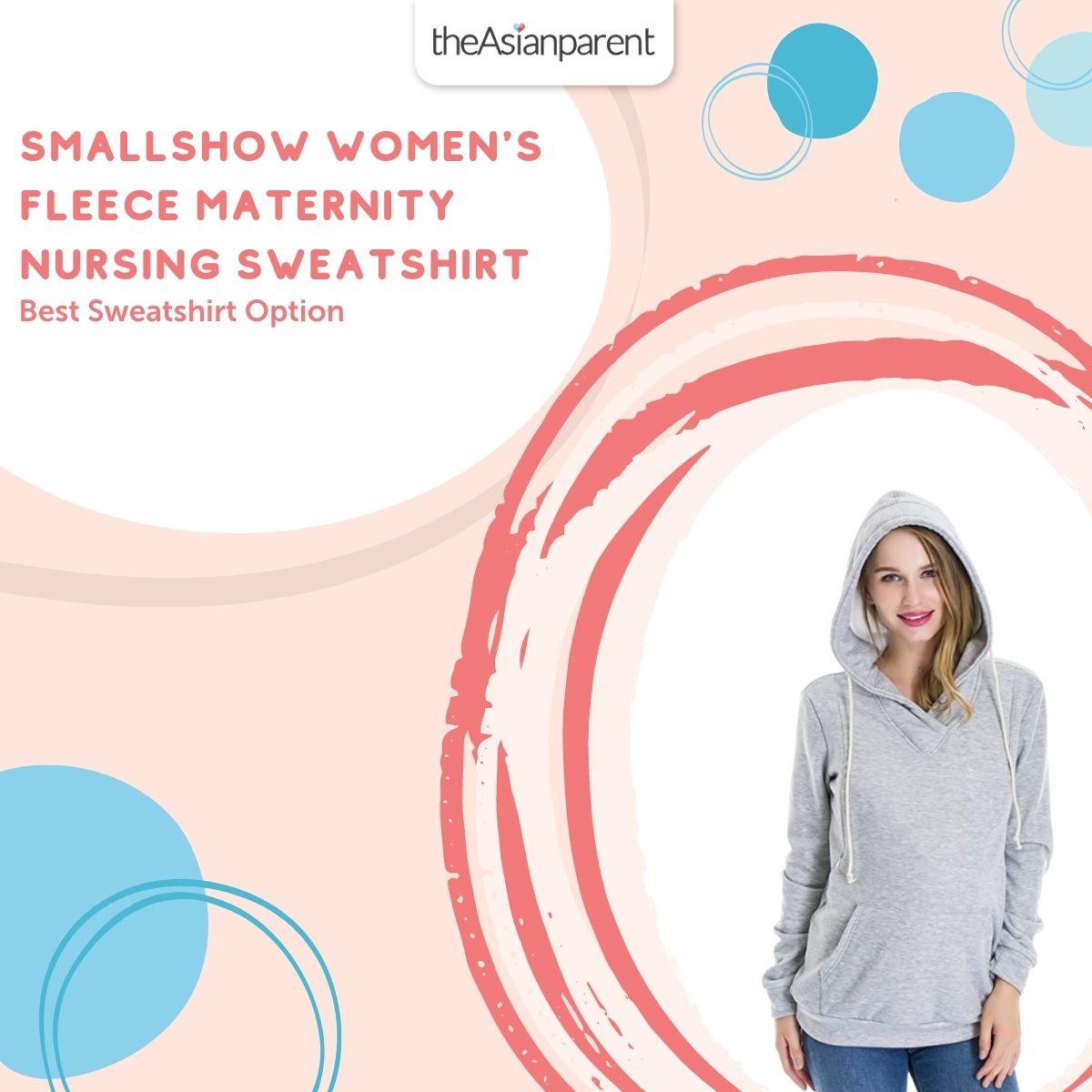 Smallshow Women's Fleece Maternity Nursing Sweatshirt Review | Best Nursing Tops in Singapore