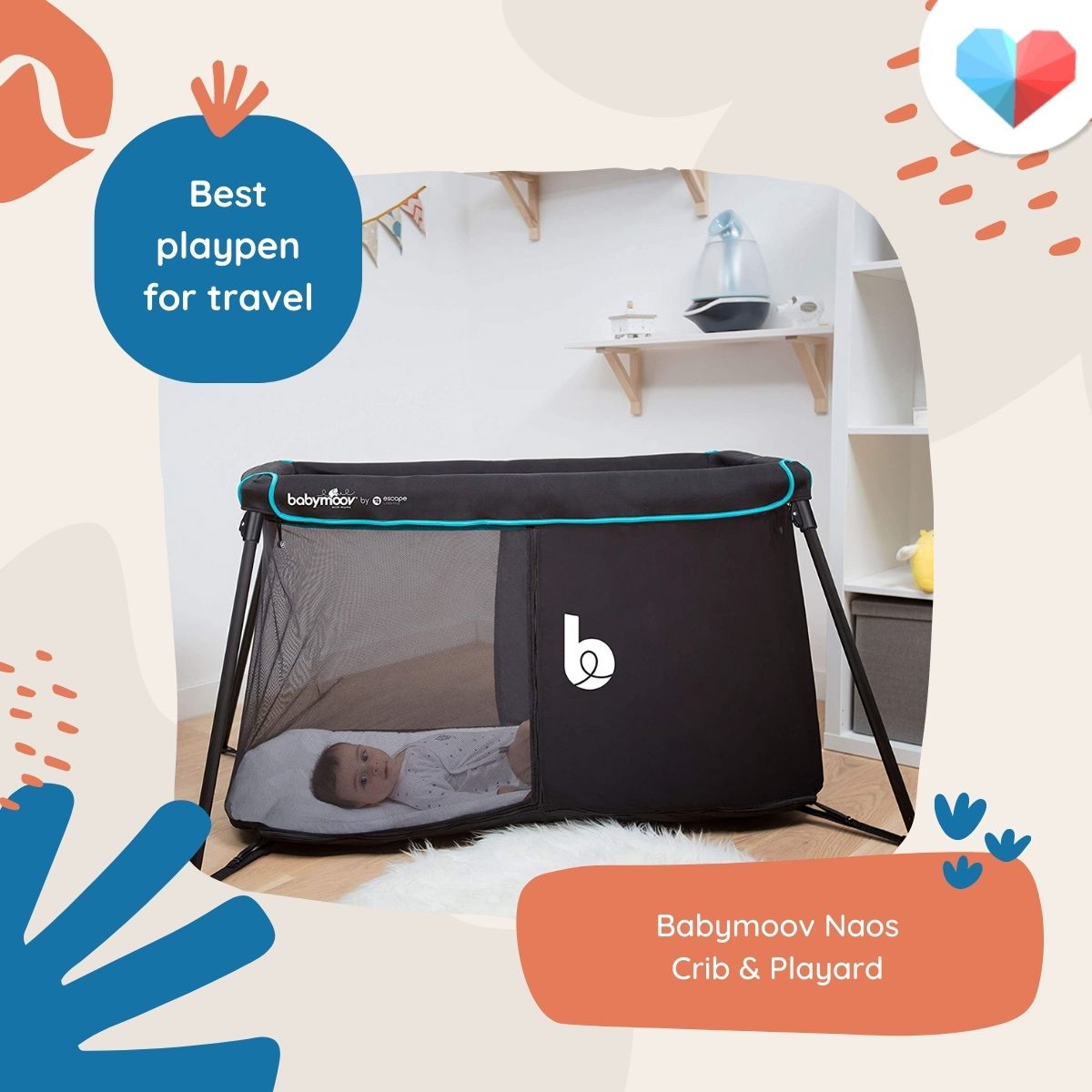 Babymoov Naos Crib & Playard | Playpens in Singapore