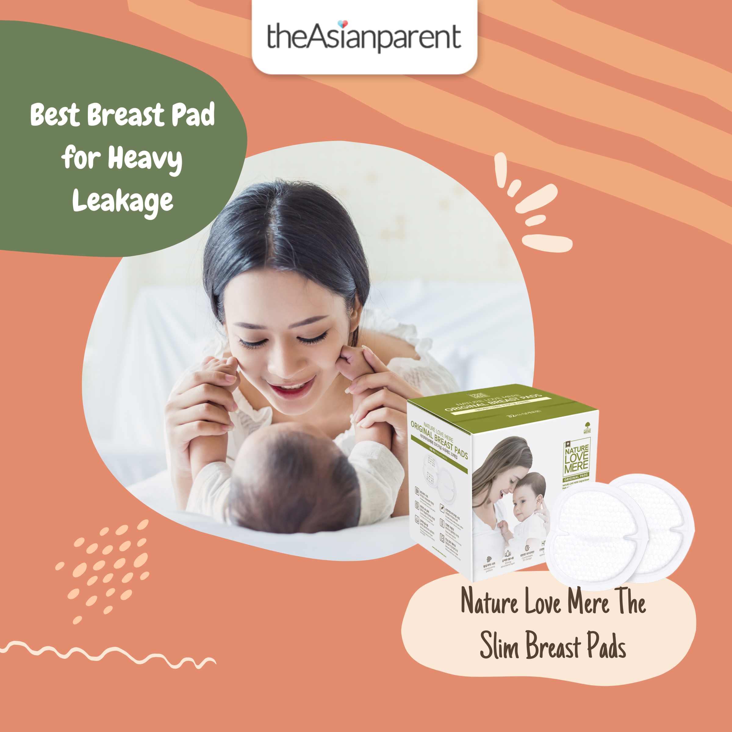 Nature Love Mere The Slim Breast Pads | Best Nursing Pads Singapore