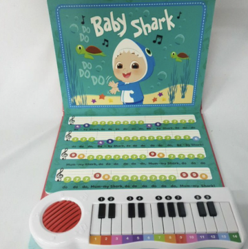 Cocomelon Piano Sound Book for Kids to Play Nursery Rhymes & Songs