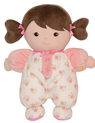 Baby Starters Brunette Olivia Doll, Pink | Newborn nursery baby dolls