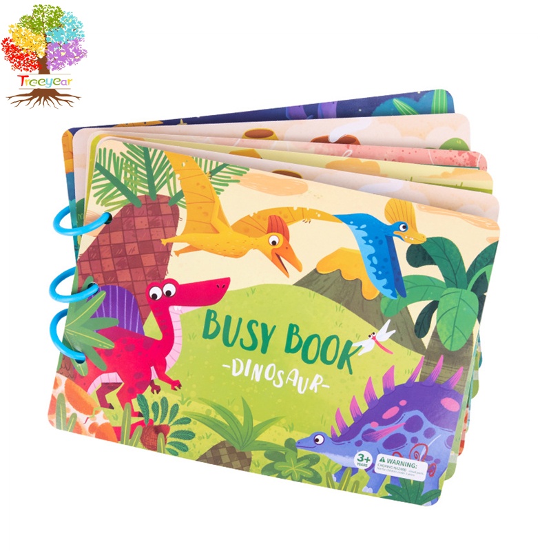 Treeyear Preschool Magnetic Busy Baby Book