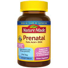 Nature Made Prenatal Multi + DHA, 150 Softgels | Pregnancy Supplement