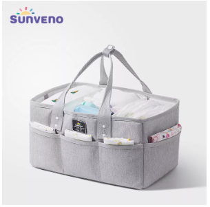 SUNVENO Baby Diaper Caddy Organiser
