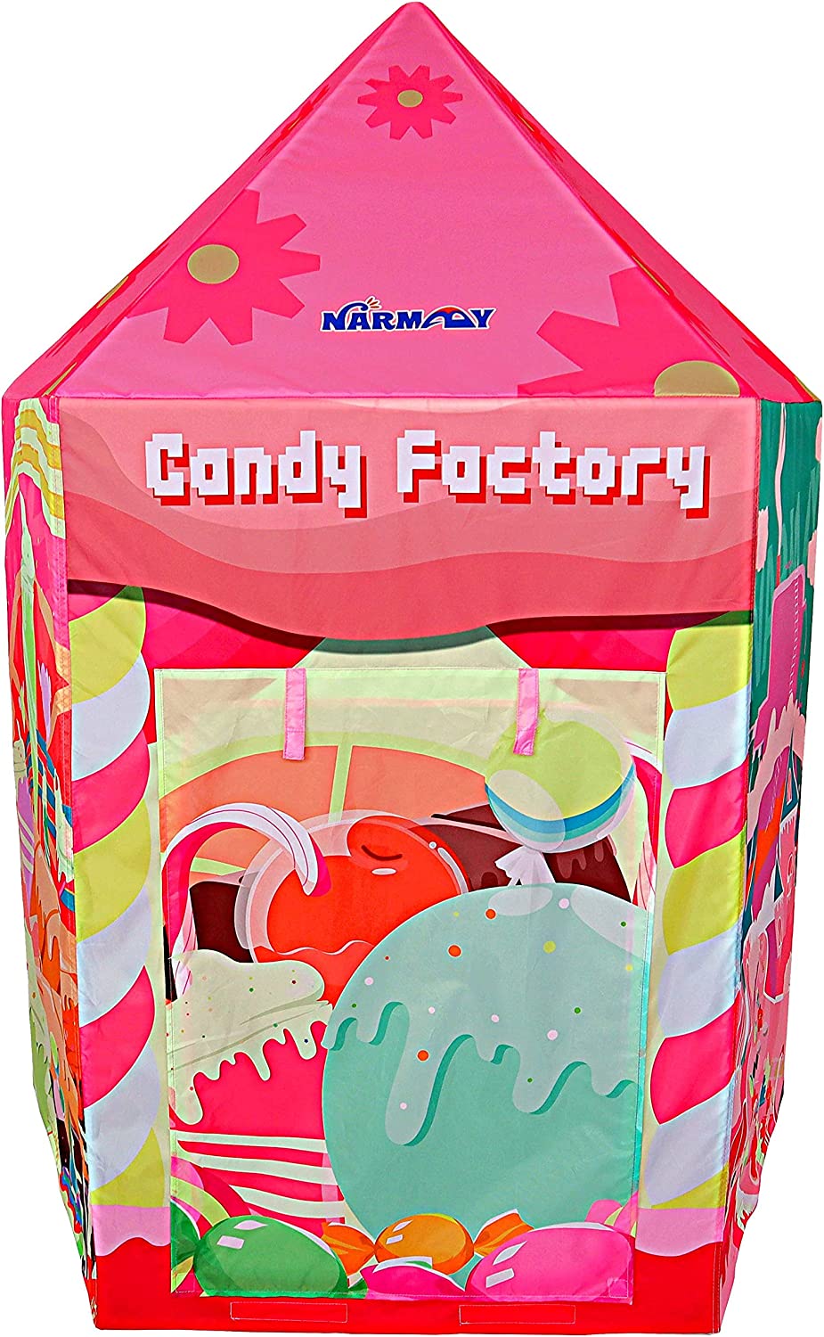 NARMAY® Play Tent Candy Factory Playhouse for Kids Indoor & Outdoor Fun | Best Playhouses in Singapore