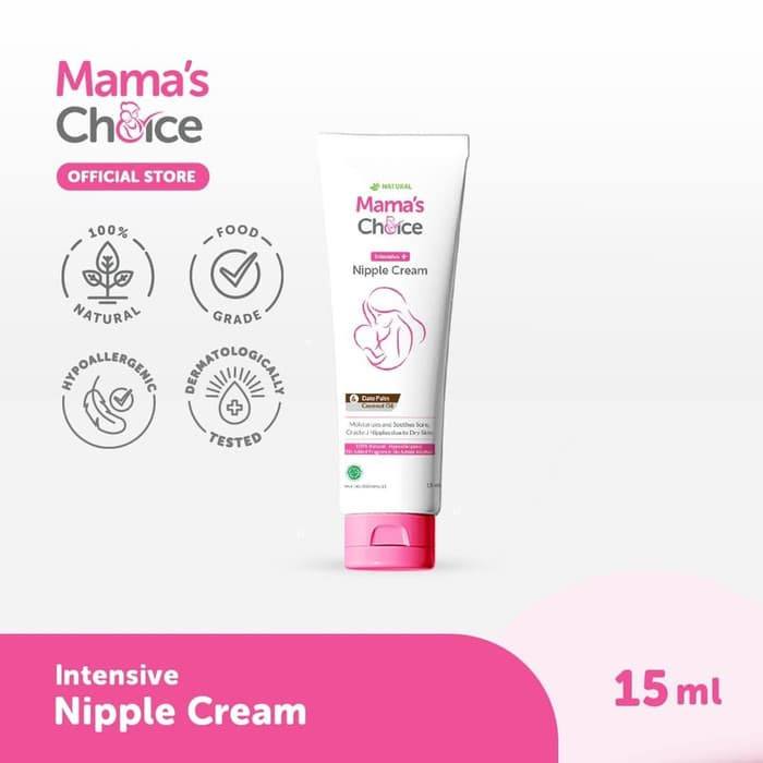 Nipple cream Mama's choice yang berbahan dasar 100% natural