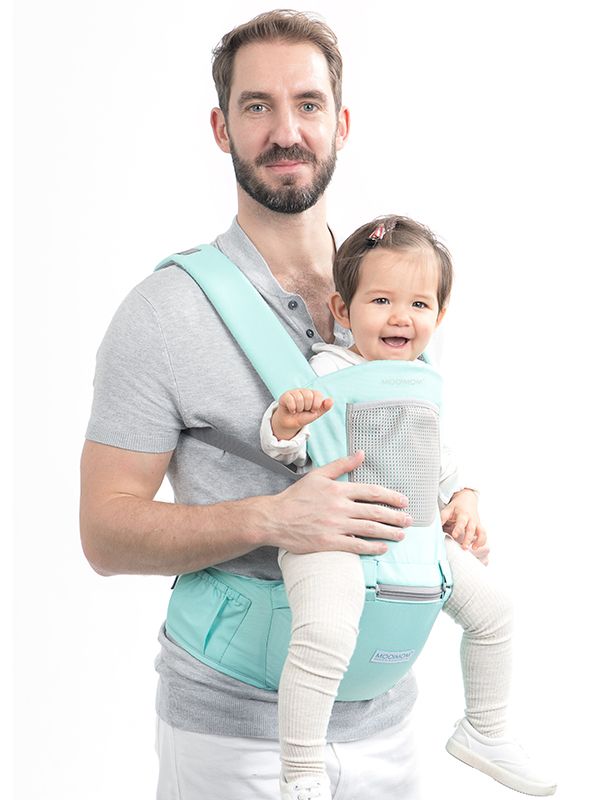 Gendongan Hipseat bayi Mooimom dengan desain yang stylish