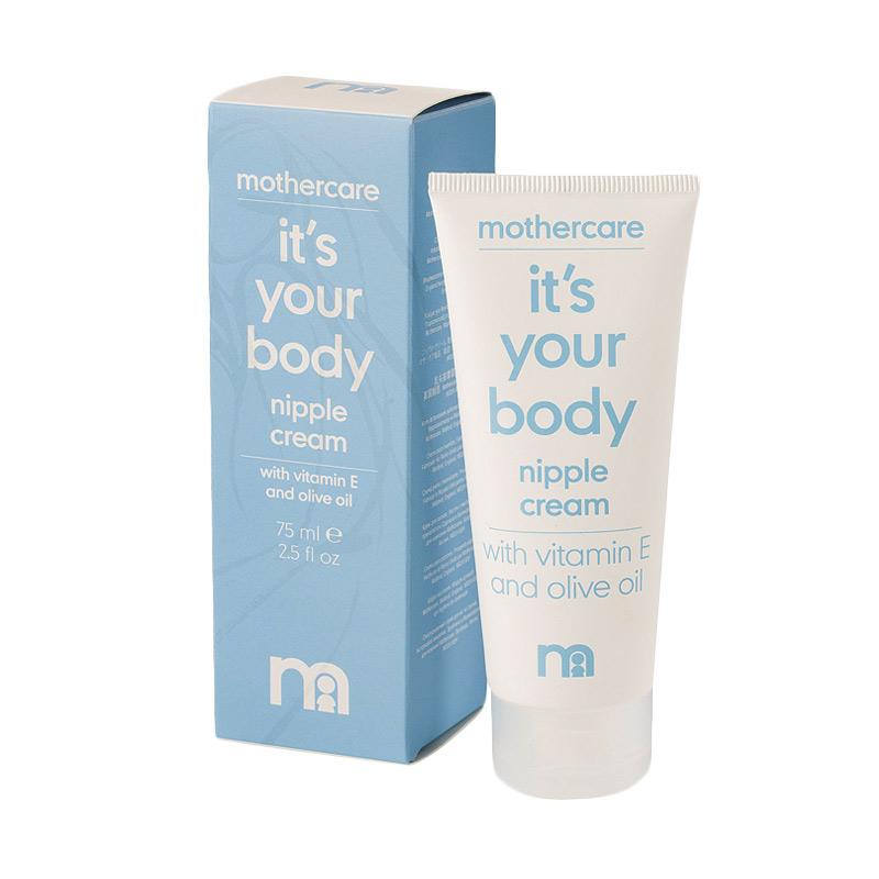 Krim puting Mothercare It’s Your Body Nipple Cream, diformulasikan khusus dengan vitamin E