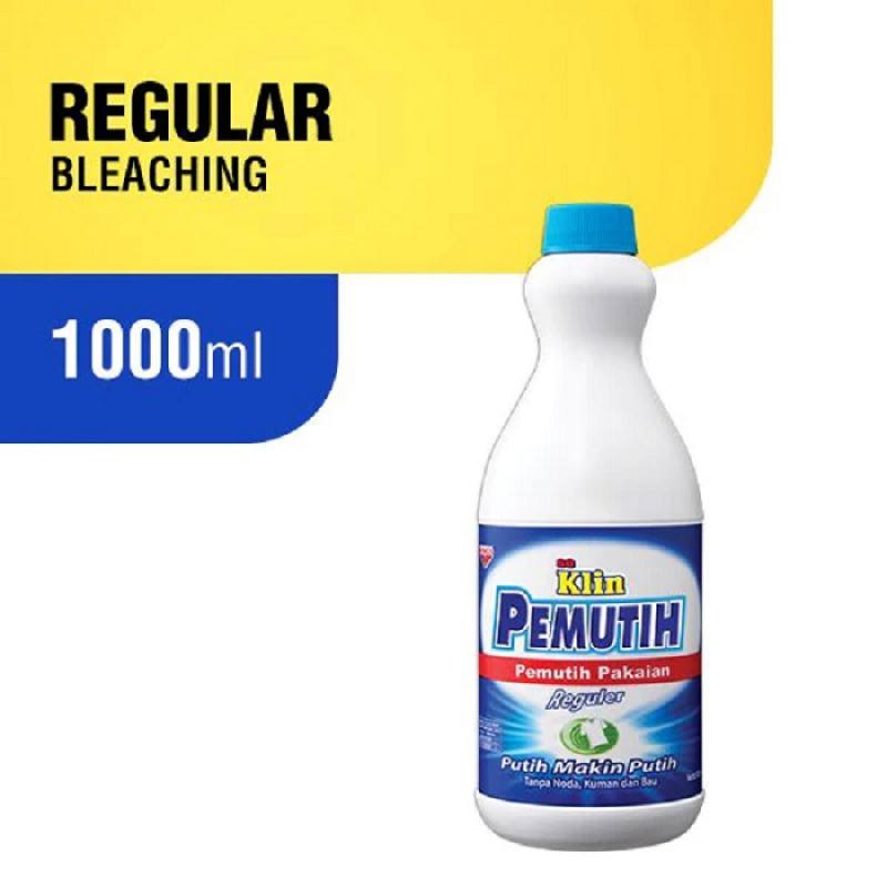 Soklin pembersih dengan bahan aktif sodium hypochlorite